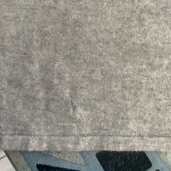Garnet Hill Gray 100% Cashmere Easy Duster Cardigan Sweater Sz S - Picture 14 of 16